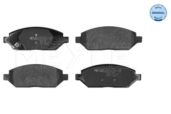 Jeu de 4 plaquettes de frein MEYLE ref. 025 223 2618