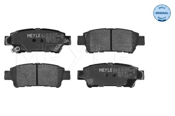 Jogo de 4 pastilhas de travão MEYLE ref. 025 236 4616/W