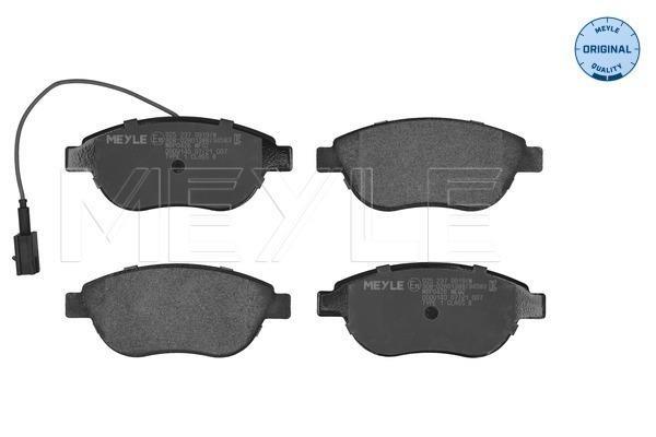 Jeu de 4 plaquettes de frein MEYLE ref. 025 237 0919/W