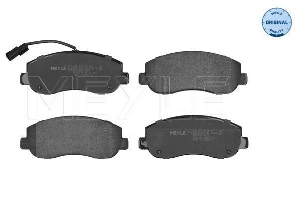 Jeu de 4 plaquettes de frein MEYLE ref. 025 251 4718/W