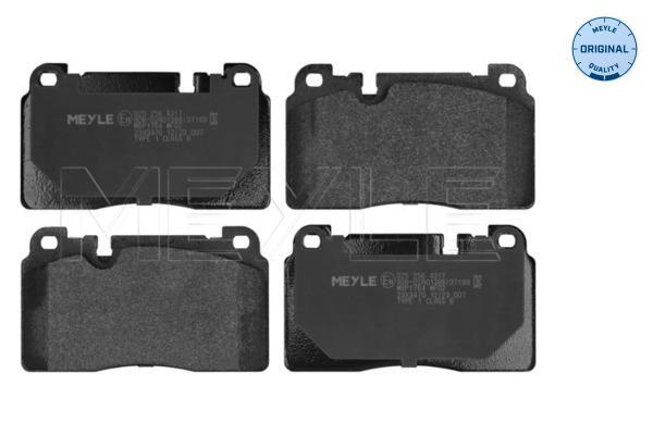 Jeu de 4 plaquettes de frein MEYLE ref. 025 256 4317