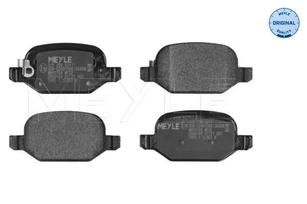 Jogo de 4 pastilhas de travão MEYLE ref. 025 256 5217