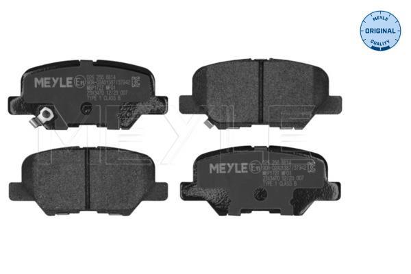 Jogo de 4 pastilhas de travão MEYLE ref. 025 256 8814
