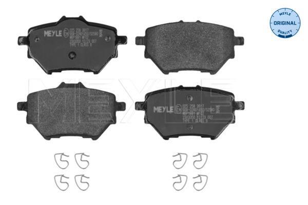 Jogo de 4 pastilhas de travão MEYLE ref. 025 258 3917