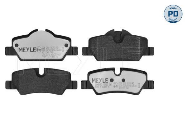 Jeu de 4 plaquettes de frein MEYLE ref. 025 259 8016/PD