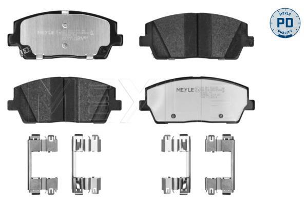 Jogo de 4 pastilhas de travão MEYLE ref. 025 261 5717/PD