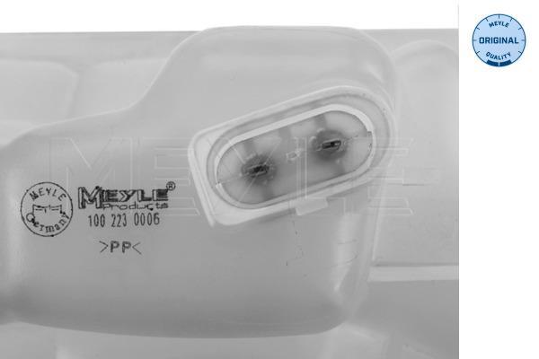 Vase d'expansion, liquide de refroidissement (Réservoir liquide de refroidissement) MEYLE ref. 100 223 0006