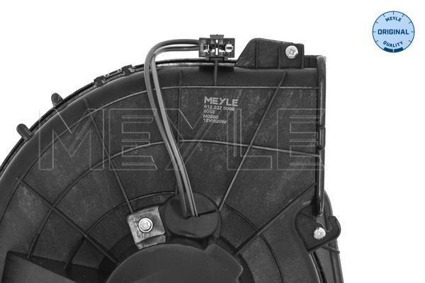 Pulseur d'air habitacle (Ventilateur habitacle) MEYLE 612 237 0002