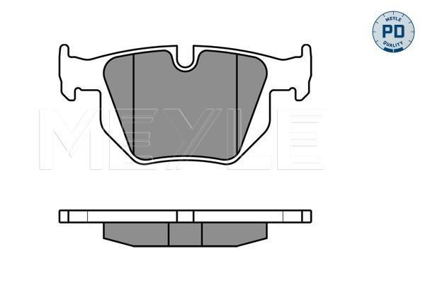 Jogo de 4 pastilhas de travão MEYLE ref. 025 212 8217/PD