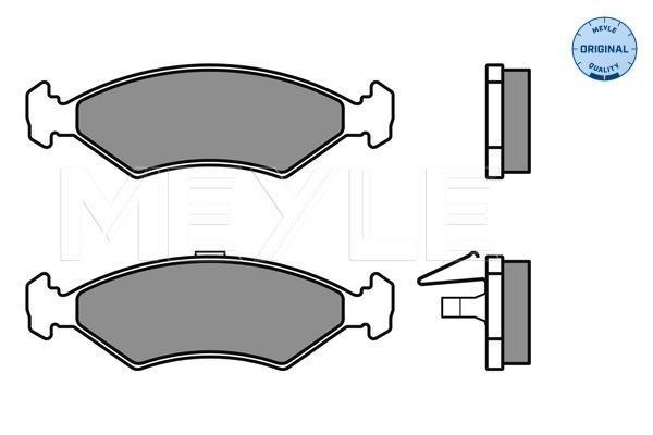 Jeu de 4 plaquettes de frein MEYLE ref. 025 231 0315