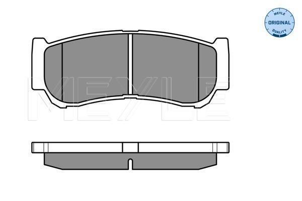 Jogo de 4 pastilhas de travão MEYLE ref. 025 244 8816/W
