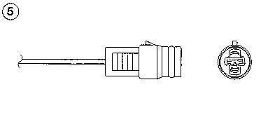 Sonde lambda (Sonde à oxygène) NGK ref. 1828