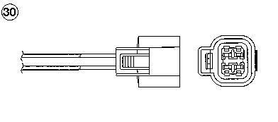 Sonde lambda (Sonde à oxygène) NGK ref. 6407