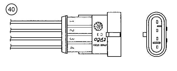 Sonda Lambda NGK ref. 97655