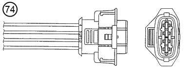 Sonda lambda NGK ref. 1863