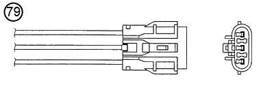 Sonde lambda (Sonde à oxygène) NGK ref. 0461