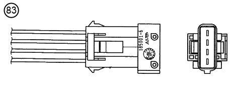 Sonde lambda (Sonde à oxygène) NGK ref. 0386