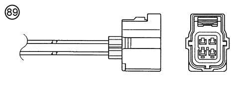 Sonde lambda (Sonde à oxygène) NGK ref. 91674
