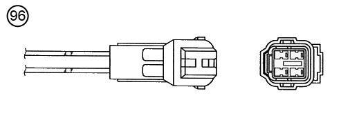 Sonde lambda (Sonde à oxygène) NGK ref. 95019
