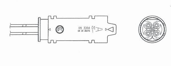 Sonda lambda NGK ref. 1536