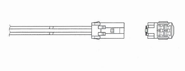 Sonde lambda (Sonde à oxygène) NGK ref. 1419