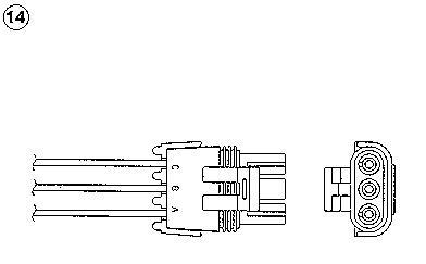 Débitmètre de masse d'air NGK 93740