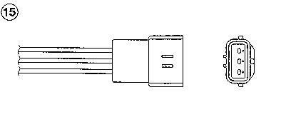 Débitmètre de masse d'air NGK 93281