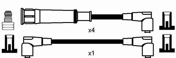 Juego de cables de encendido NGK 0556