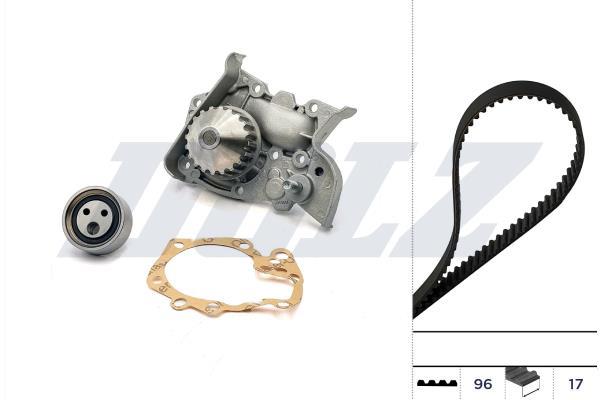 Bomba de agua + kit correa distribución DOLZ ref. KD116