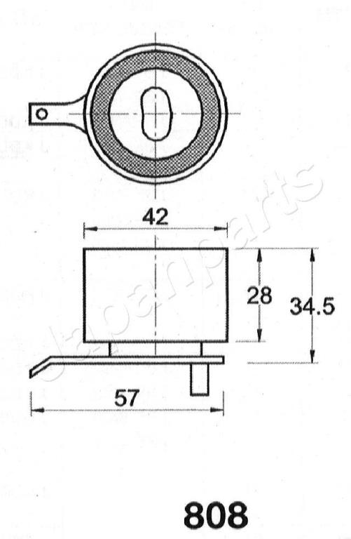 Tendeur de courroie de distribution JAPANPARTS ref. BE-808