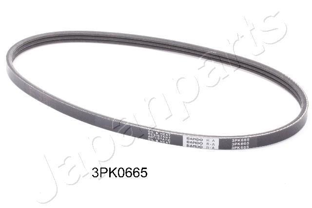 Courroie trapézoïdale à nervures JAPANPARTS DV-3PK0665