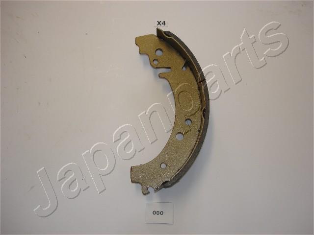 Jeu de 4 mâchoires de frein (Garniture de frein à tambour) JAPANPARTS ref. GF-000AF