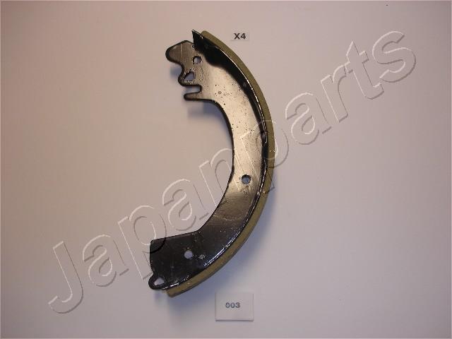 Jeu de 4 mâchoires de frein (Garniture de frein à tambour) JAPANPARTS ref. GF-003AF