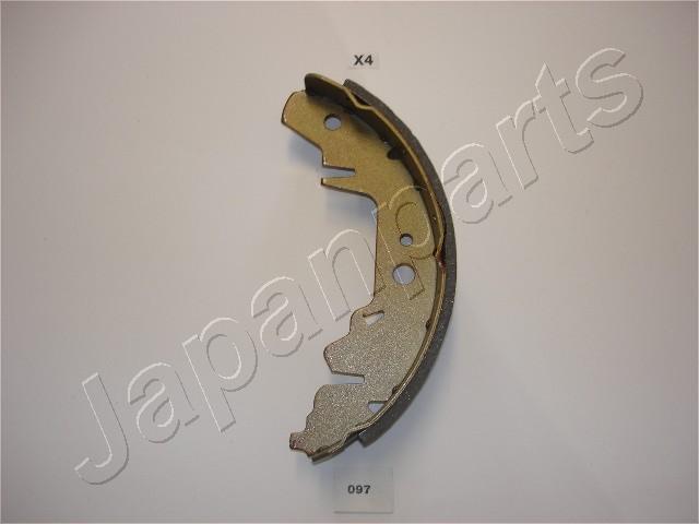 Jeu de 4 mâchoires de frein (Garniture de frein à tambour) JAPANPARTS ref. GF-097AF