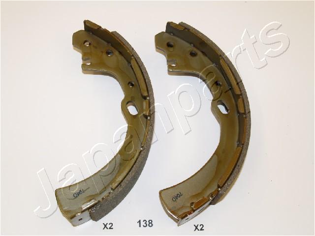 Jeu de 4 mâchoires de frein (Garniture de frein à tambour) JAPANPARTS ref. GF-138AF