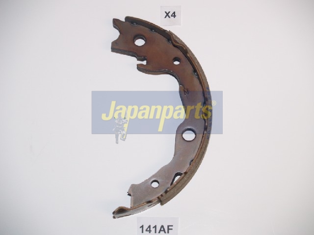 Jeu de 4 mâchoires de frein (Garniture de frein à tambour) JAPANPARTS ref. GF-141AF