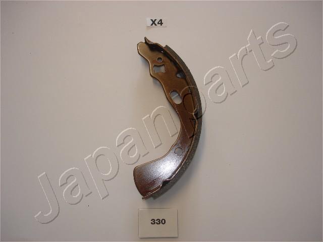 Jeu de 4 mâchoires de frein (Garniture de frein à tambour) JAPANPARTS ref. GF-330AF