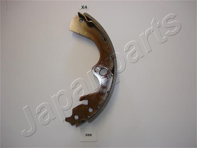 Jeu de 4 mâchoires de frein (Garniture de frein à tambour) JAPANPARTS ref. GF-396AF