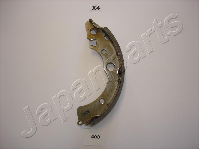 Jeu de 4 mâchoires de frein (Garniture de frein à tambour) JAPANPARTS ref. GF-403AF