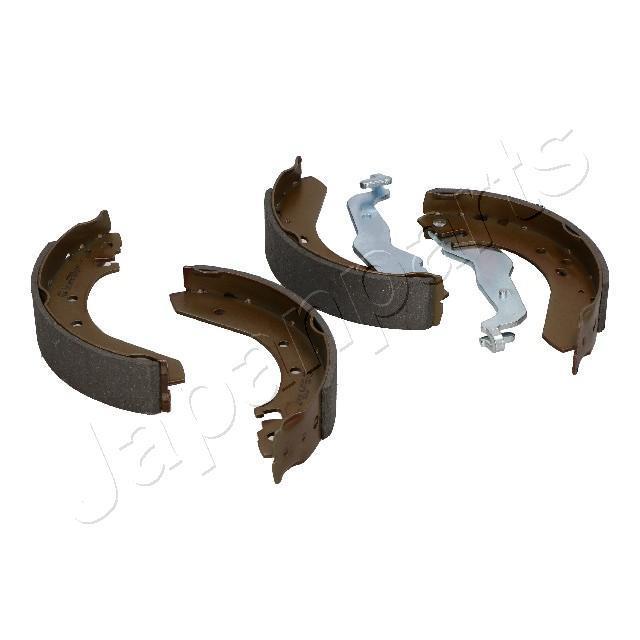Jeu de 4 mâchoires de frein (Garniture de frein à tambour) JAPANPARTS ref. GF-410AF
