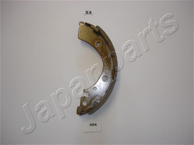 Jeu de 4 mâchoires de frein (Garniture de frein à tambour) JAPANPARTS ref. GF-494AF