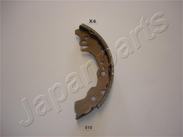 Jeu de 4 mâchoires de frein (Garniture de frein à tambour) JAPANPARTS ref. GF-610AF