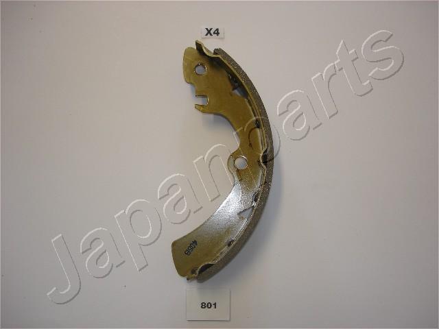 Jeu de 4 mâchoires de frein (Garniture de frein à tambour) JAPANPARTS ref. GF-801AF