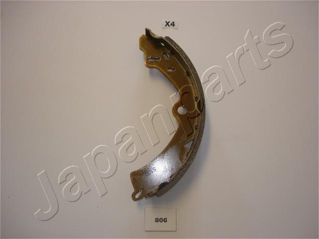 Jeu de 4 mâchoires de frein (Garniture de frein à tambour) JAPANPARTS ref. GF-806AF