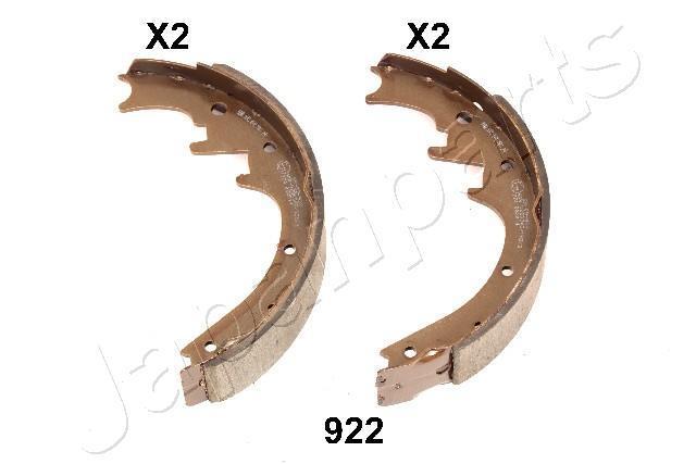 Jeu de 4 mâchoires de frein (Garniture de frein à tambour) JAPANPARTS ref. GF-922AF