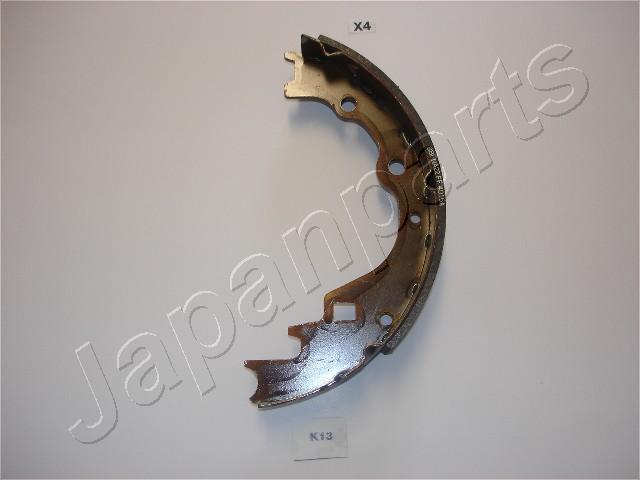 Jeu de 4 mâchoires de frein (Garniture de frein à tambour) JAPANPARTS ref. GF-K13AF