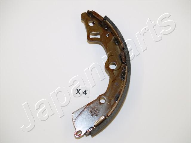 Jeu de 4 mâchoires de frein (Garniture de frein à tambour) JAPANPARTS ref. GF-K15AF