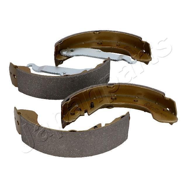Jeu de 4 mâchoires de frein (Garniture de frein à tambour) JAPANPARTS ref. GF-W02AF