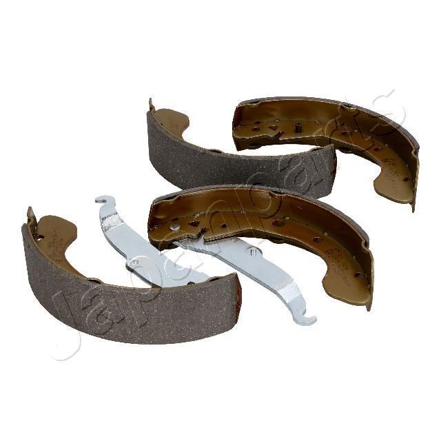 Jeu de 4 mâchoires de frein (Garniture de frein à tambour) JAPANPARTS ref. GF-W02AF