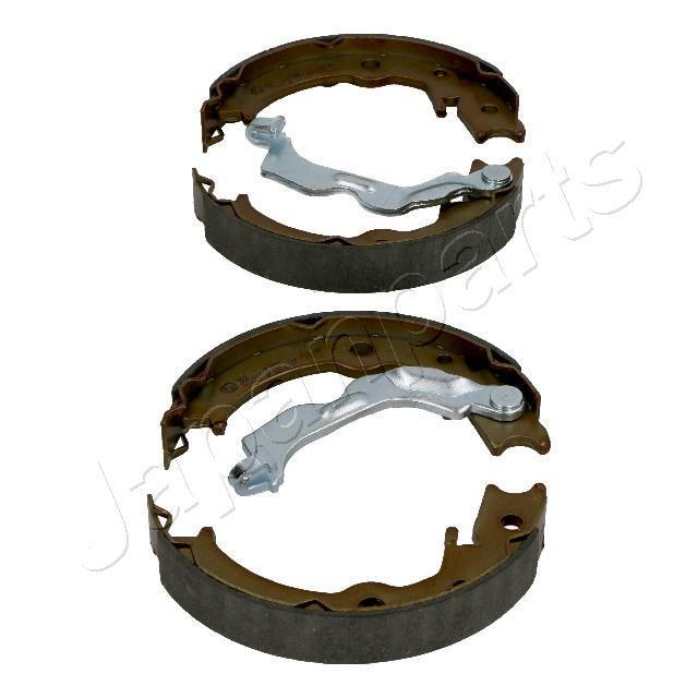 Jeu de 4 mâchoires de frein (Garniture de frein à tambour) JAPANPARTS ref. GF-W04AF
